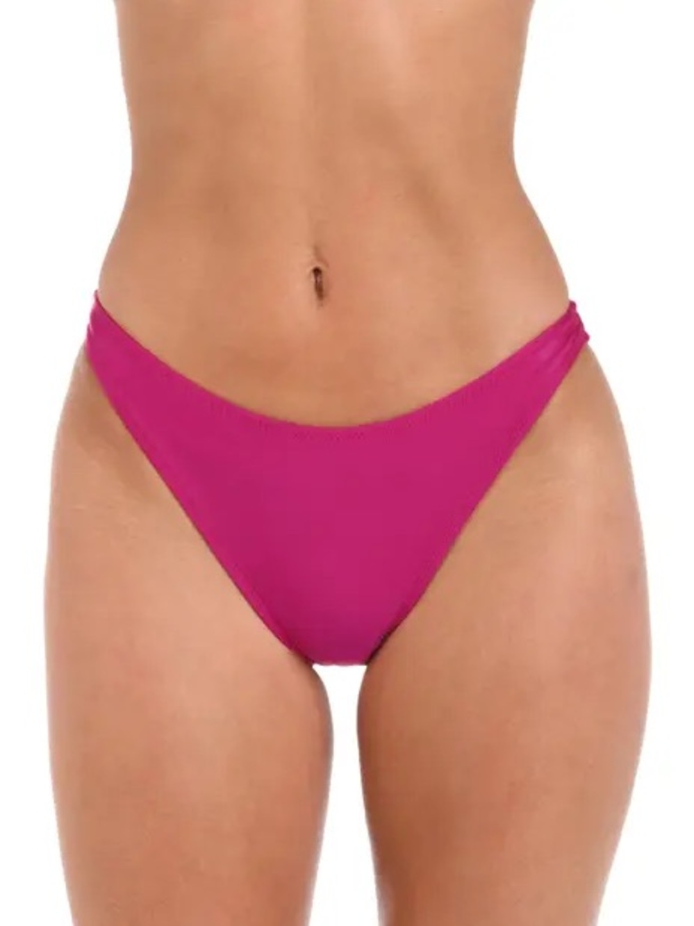 J. Crew Radiant Fuchsia Pink Hipster High Cut Moderate Coverage Bikini Bottoms